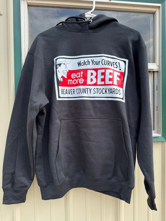 Eat More Beef Hoodie – Beaver County Stockyards